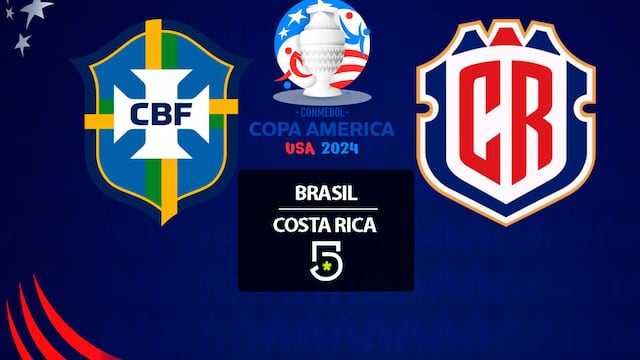 Canal 5 EN VIVO hoy - dónde ver partido Brasil vs. Costa Rica GRATIS por Señal Abierta y TUDN Online