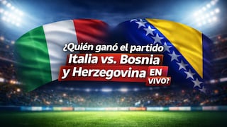 ¿Quién ganó el partido Italia vs. Bosnia y Herzegovina EN VIVO hoy por repechaje al Mundial 2026? Marcador final en directo