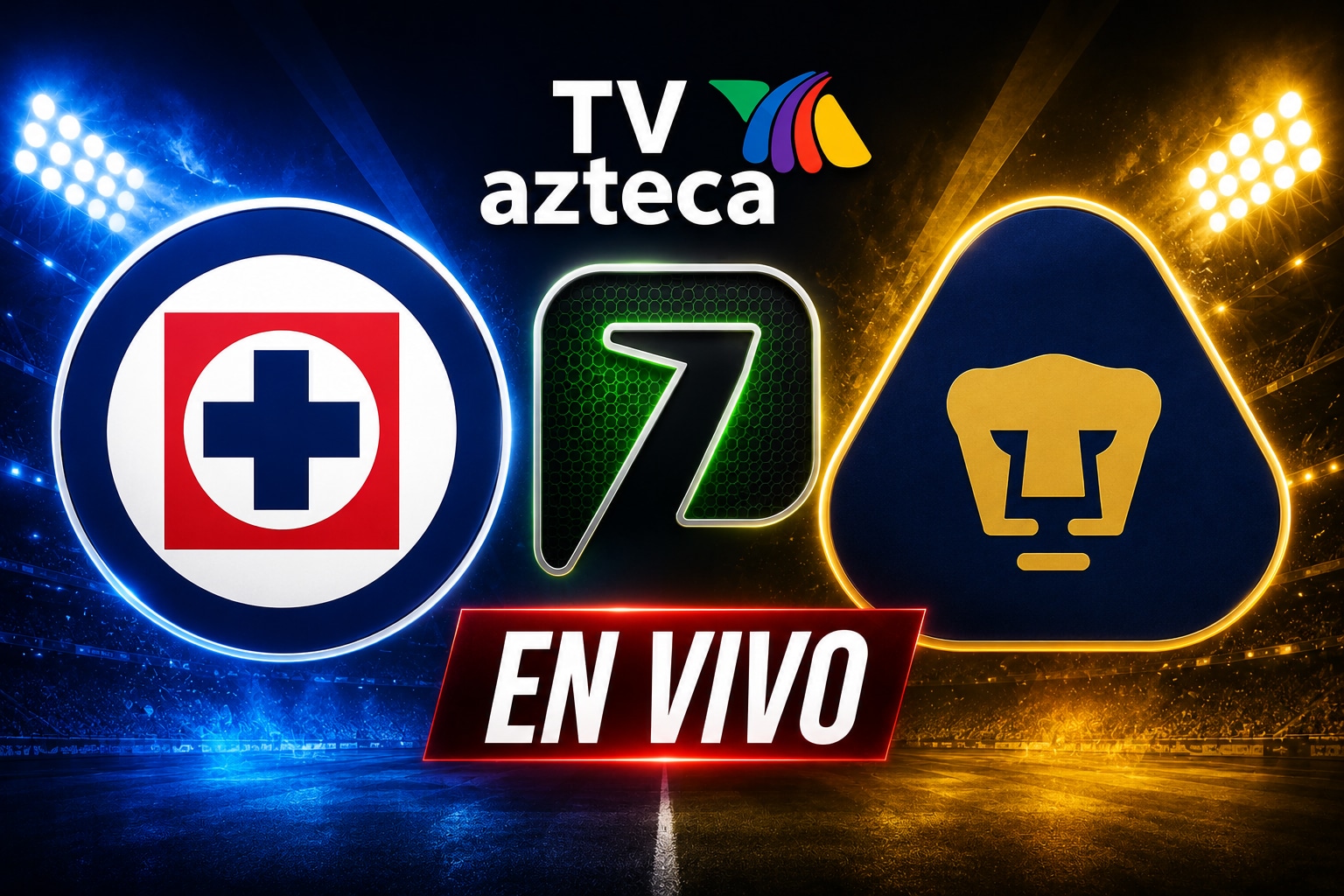 El duelo de ida entre Cruz Azul y Pumas se jugará el 21 de mayo a las 20.00 horas en el Estadio Ciudad de los Deportes (Imagen hecha por Depor con el apoyo de la IA Chat GPT)
