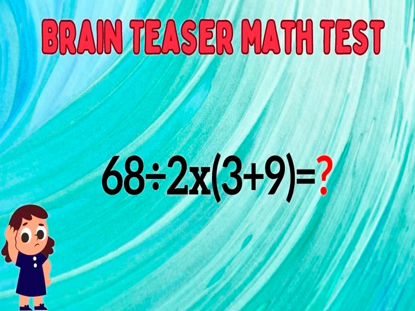 RETO MATEMÁTICO | En la imagen se aprecia una ecuación. Tienes que resolver en pocos segundos y obtener la respuesta.| Foto: fresherslive