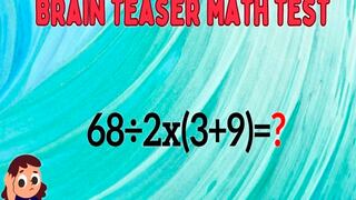 El desafío es encontrar la respuesta correcta de este reto matemático en pocos segundos