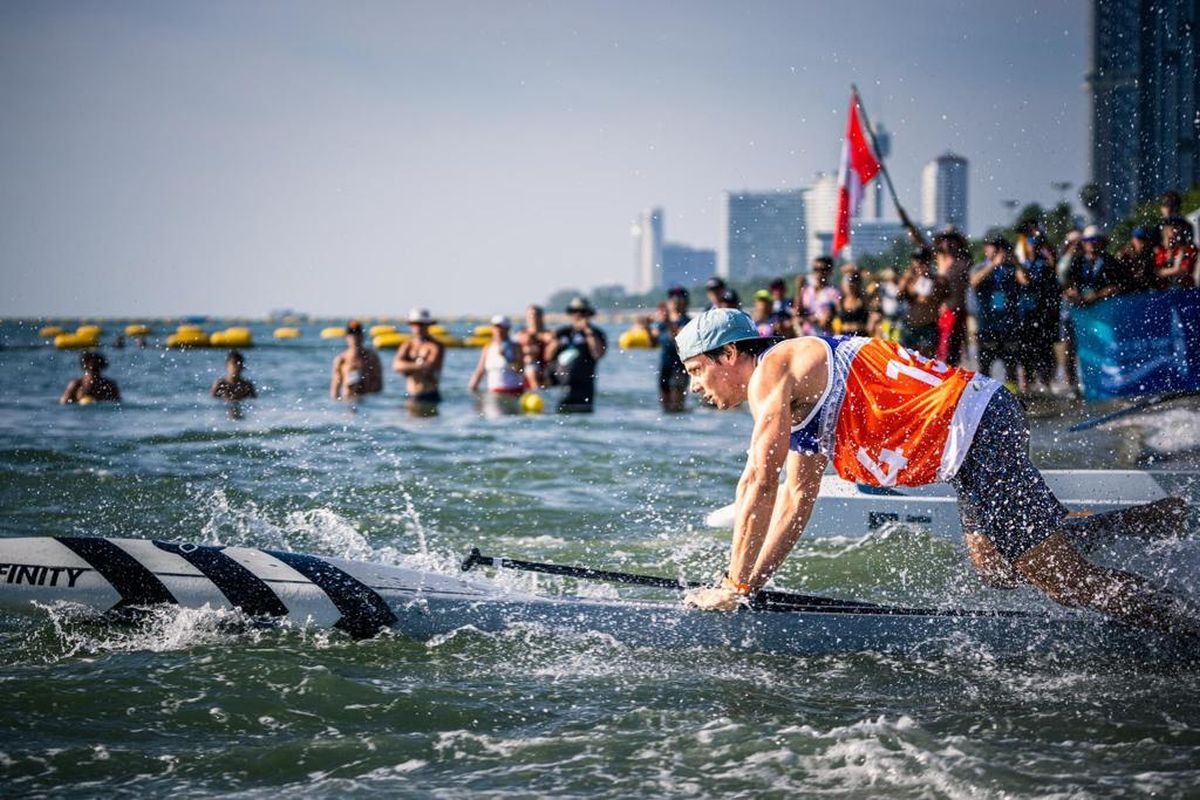 Itzel Delgado no pudo vencer al norteamericano Connor Baxter en la final. (Foto: Difusión)