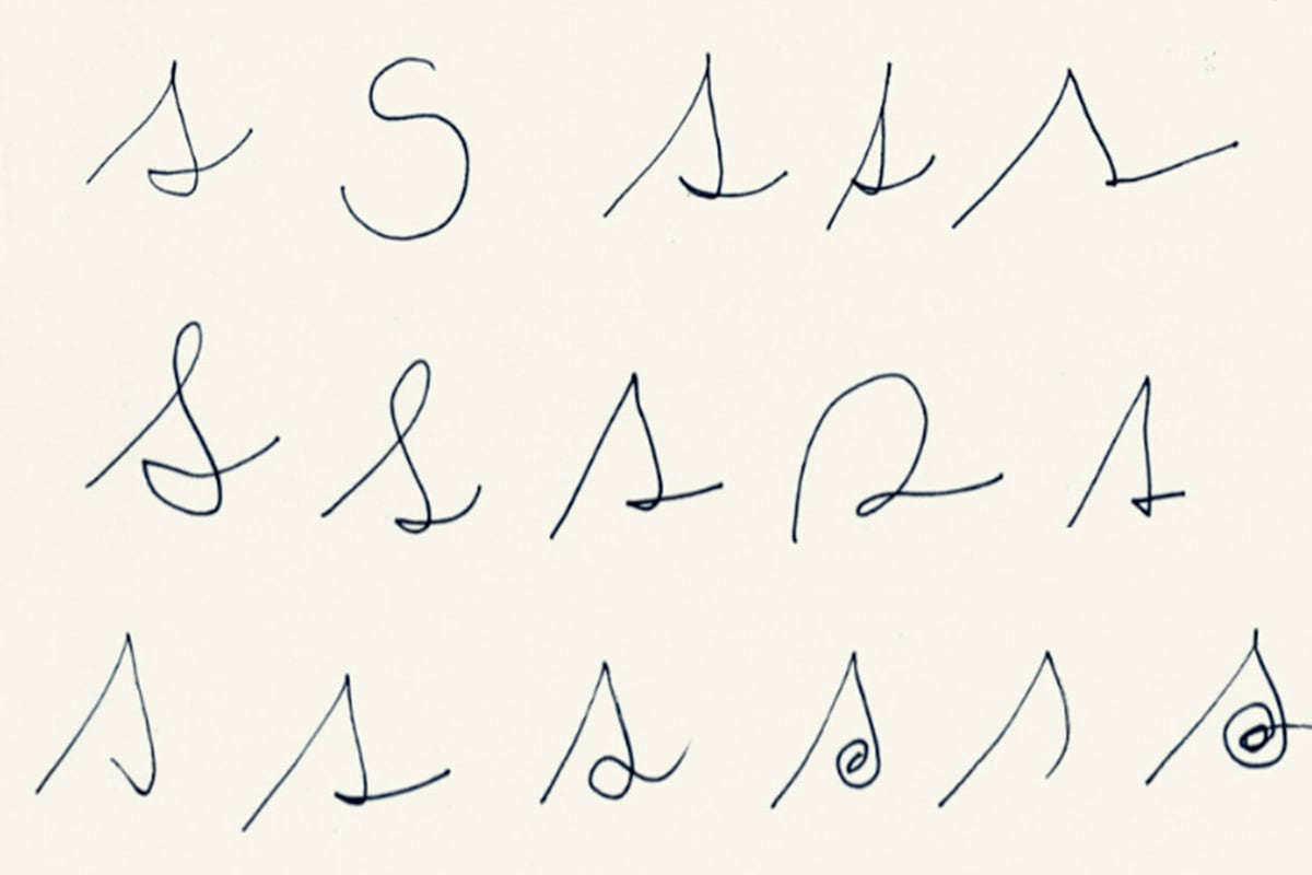 Enfócate y sé sincero. Tras algunos segundos dinos de qué forma escribes la letra S y conocerás los resultados del test de personalidad. | Foto: Tuzod