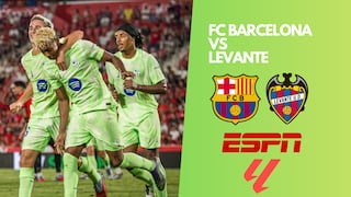 ESPN transmitió FC Barcelona vs. Levante (3-2) por la segunda fecha de LaLiga de España