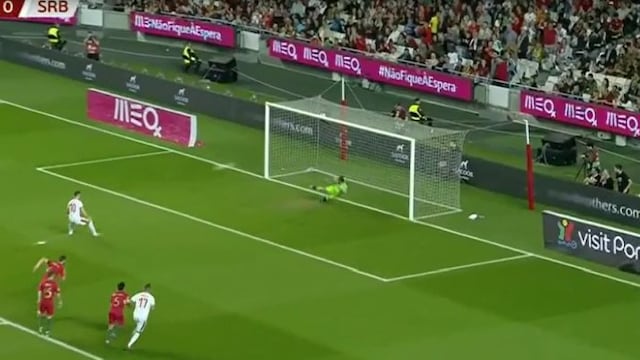 ¡Cristiano ya sufre al Ajax! Tadic anota el 1-0 de Serbia sobre Portugal por Eliminatorias a la Euro [VIDEO]