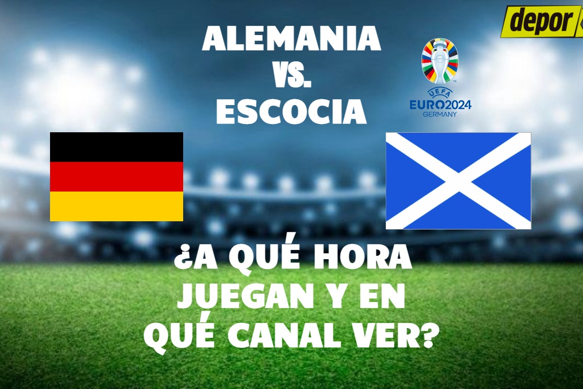 Conoce qué canales transmitieron el Alemania vs. Escocia por la Eurocopa 2024. (Foto: composición Depor)