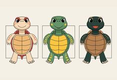 Escoge una de las tortugas en esta imagen para descubrir qué te hace inolvidable
