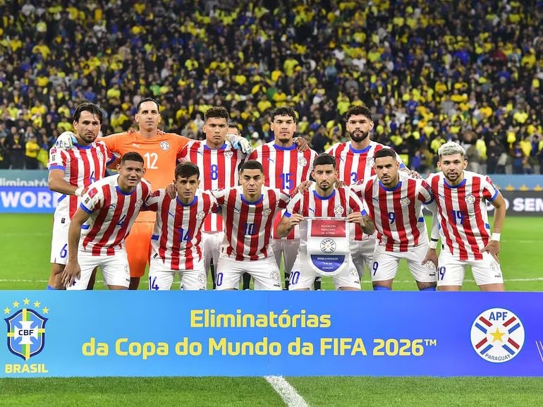 Selección de Paraguay en las Eliminatorias sudamericanas 2026. (Foto: APF)