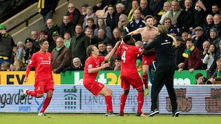 Liverpool le ganó 5-4 al Norwich en partidazo y ¡Jürgen Klopp enloqueció!