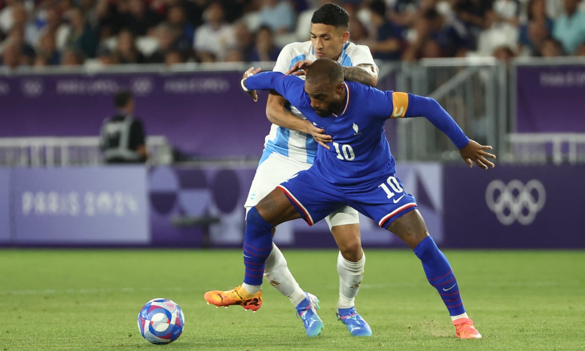 Francia se llevó el triunfo ante Argentina por los cuartos de final de los Juegos Olímpicos París 2024. (Foto: AFP)