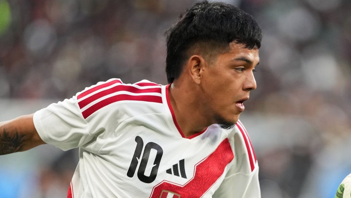 Joao Grimaldo registra un gol con la Selección Peruana. (Foto: Getty Images)