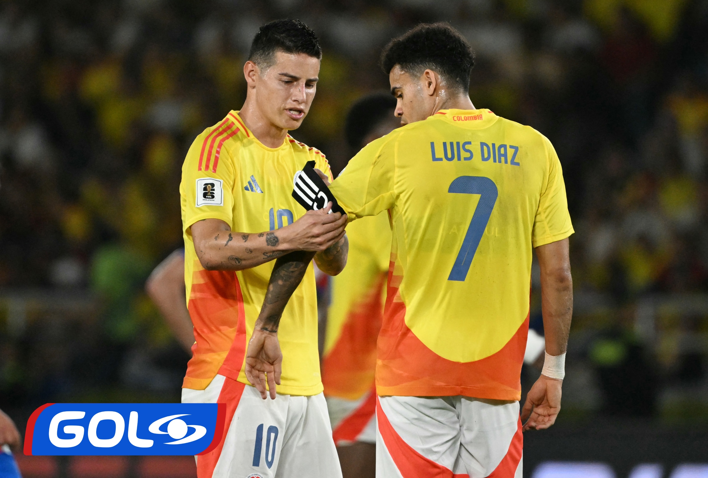 BOGOTÁ (COLOMBIA), 01/06/2026.- Cobertura oficial del GOL Caracol TV EN VIVO GRATIS para ver el partido entre Colombia y Costa Rica este lunes 1 de junio por amistoso rumbo a la Copa Mundial de la FIFA 2026. FOTO DE LUIS ACOSTA PARA AFP