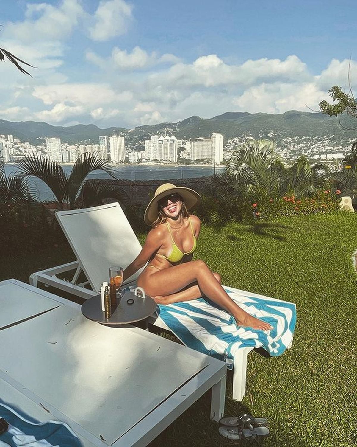 Es amante de los días de piscina y sol (Foto: Meylin Zúñiga / Instagram)