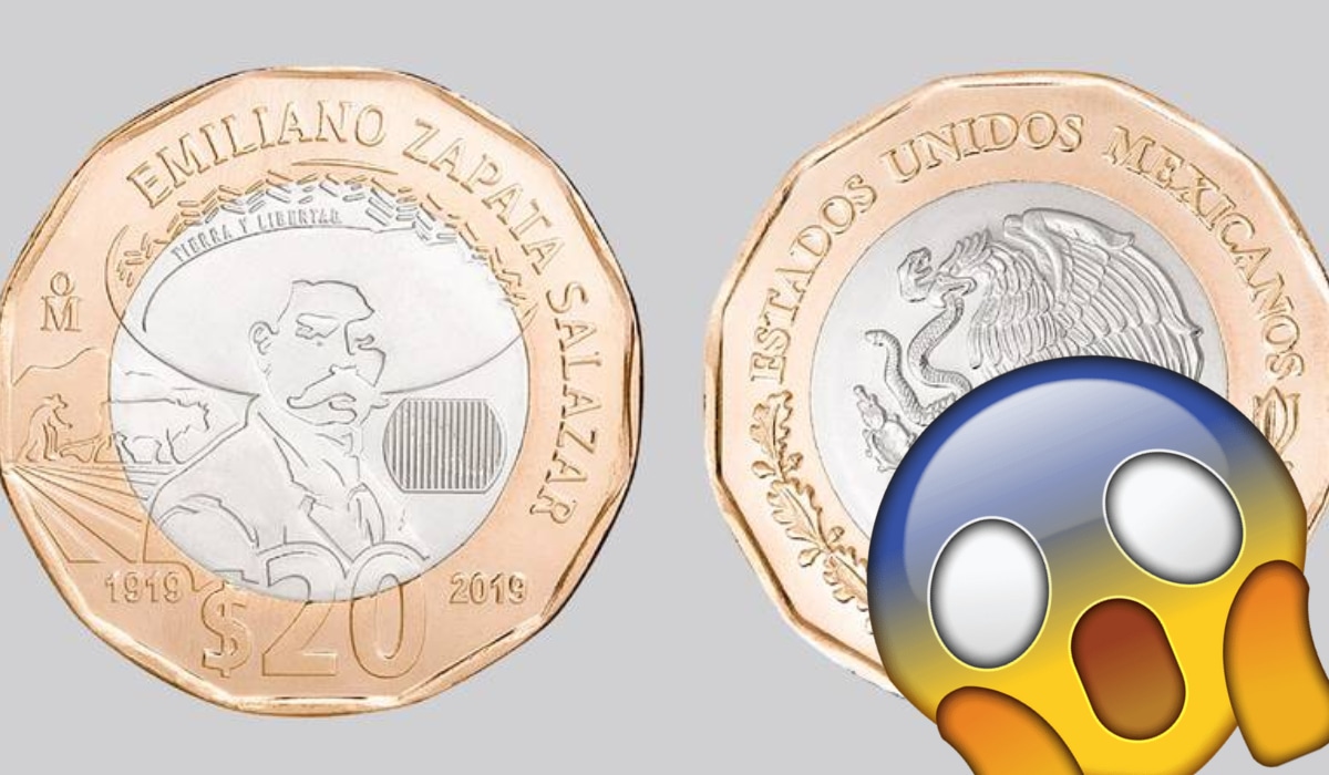 Venden a casi 2 millones de pesos moneda de Emiliano Zapata (Foto: difusión)