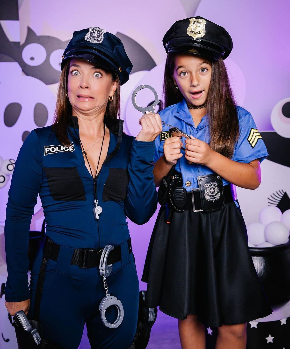 Madre e hija en la sesión fotográfica por Halloween (Foto: @habiaunavezunafoto_ / Instagram)