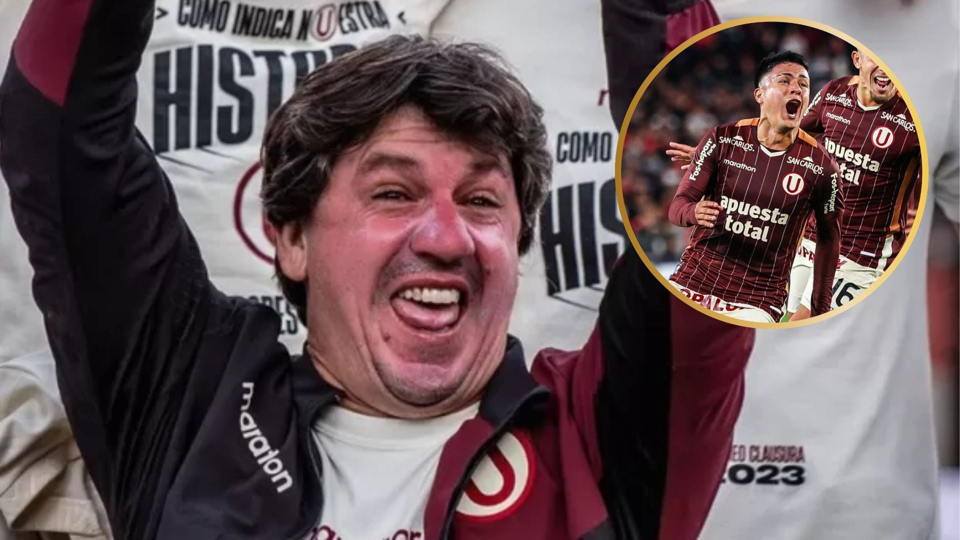 Jean Ferrari celebró clasificación a octavos de la Libertadores. (Foto: Composición Depor)