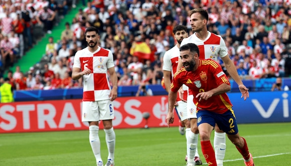Con goles de Morata, Ruiz y Carvajal, España goleó 3-0 a Croacia en el debut de la Eurocopa 2024. (Foto: EFE)