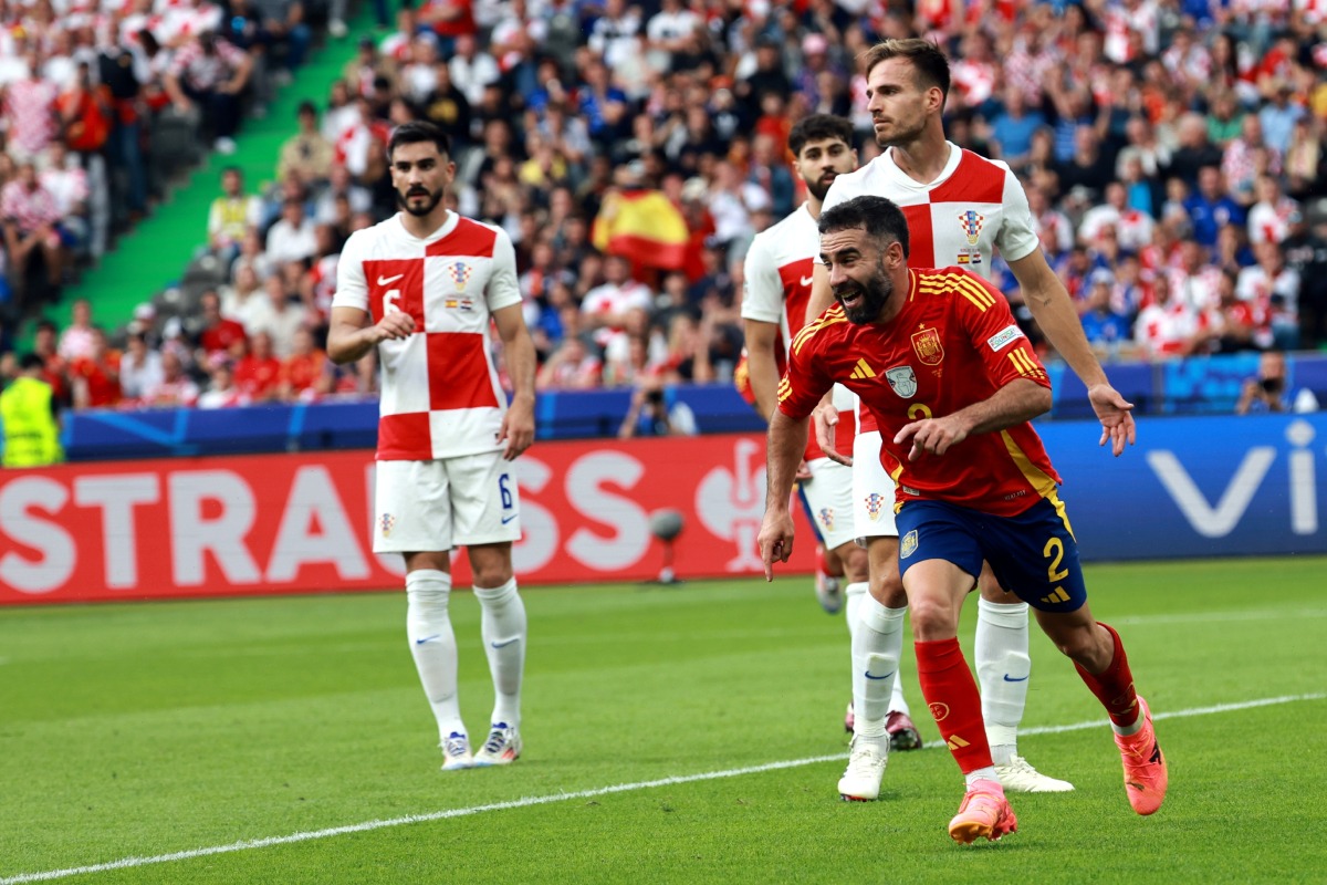 Con goles de Morata, Ruiz y Carvajal, España goleó 3-0 a Croacia en el debut de la Eurocopa 2024. (Foto: EFE)