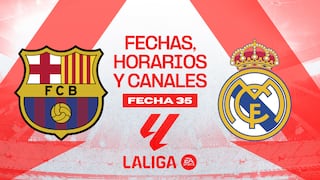 Barcelona vs. Real Madrid: canales de TV para ver el clásico de LaLiga