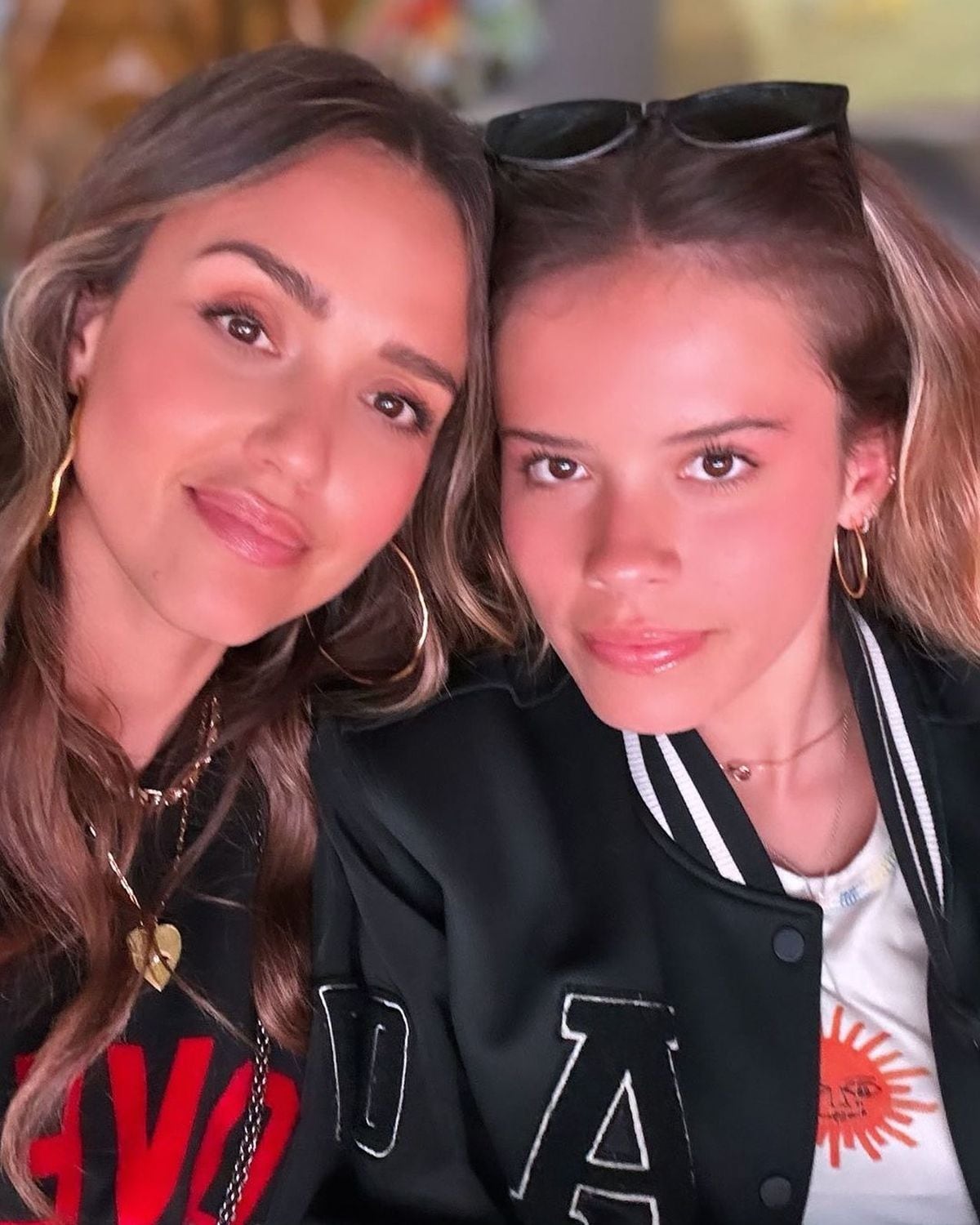 La actriz con su hija mayor Honor (Foto: Jessica Alba / Instagram)