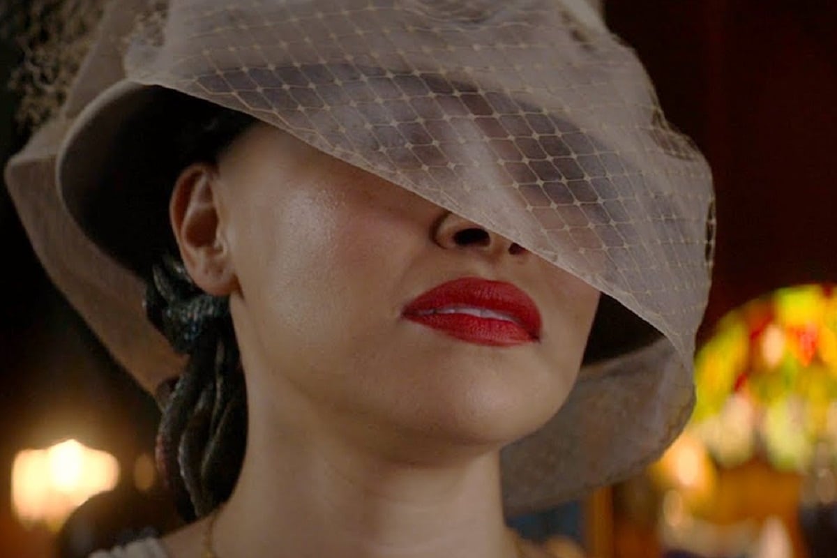 Jessica Parker Kennedy como Medusa en la serie "Percy Jackson and the Olympians" (Foto: Disney+)