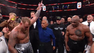 ¡Triunfo de Jake Paul! Venció a Mike Tyson por decisión unánime