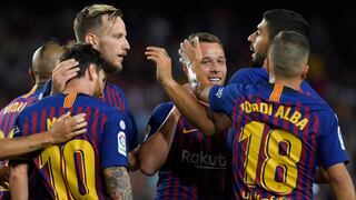 Alabado sea el '10': Barcelona venció 3-0 a Alavés con doblete de Messi en el inicio de la Liga Santander