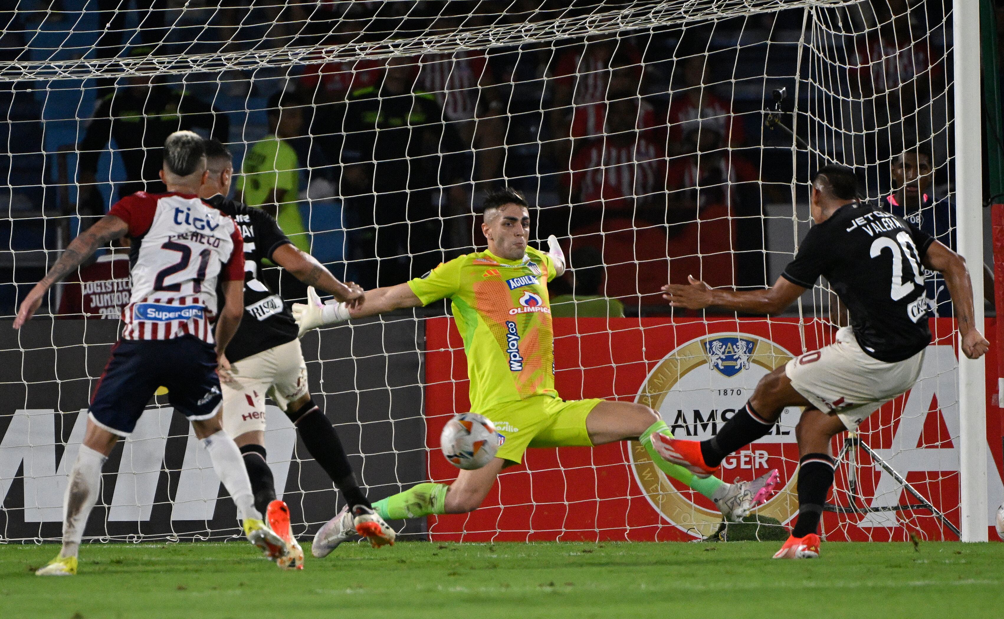 Alex Valera tampoco ha anotado en esta Copa Libertadores. (AFP)