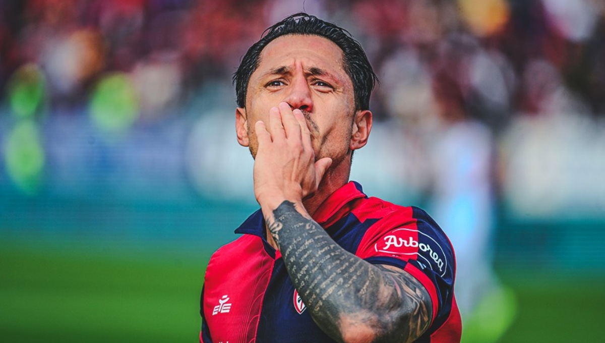 Gianluca Lapadula abrió el triunfo de Cagliari sobre Salernitana (Foto: Serie A)