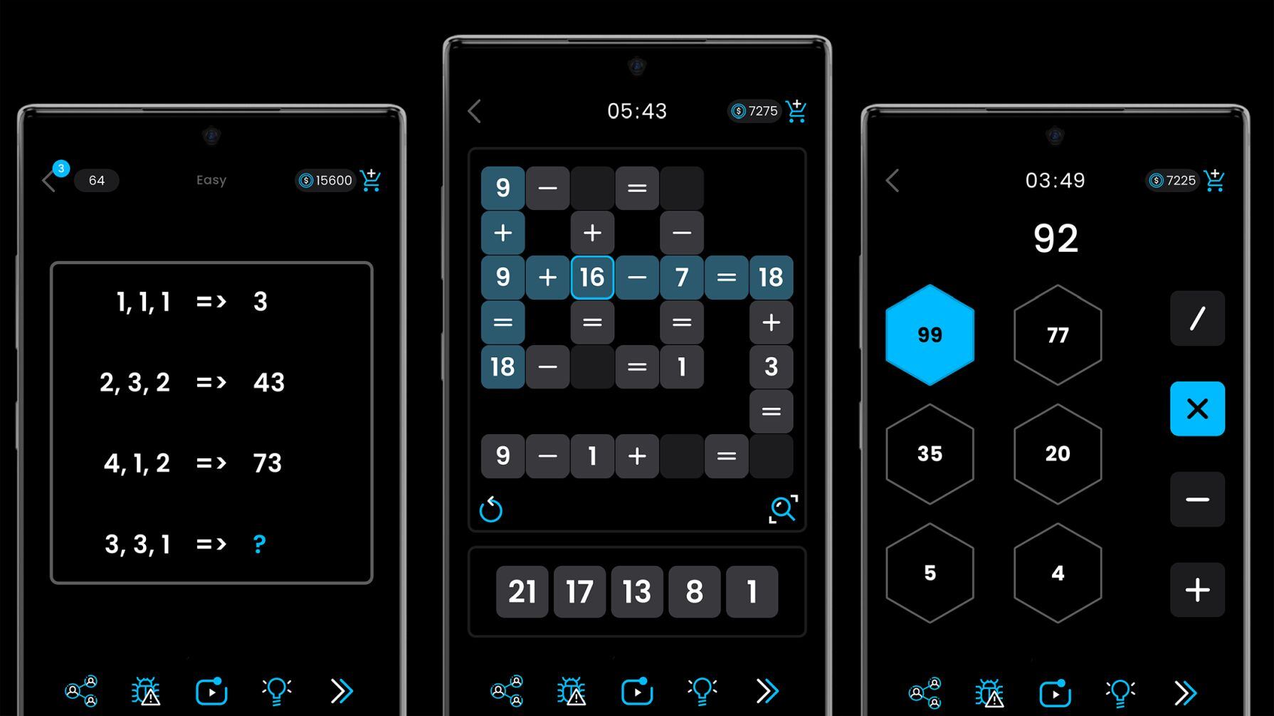 Juegos matemáticos para estimular la inteligencia (Google Play)