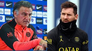 Galtier pone ‘paños fríos’ y habló sobre situación de Messi en PSG