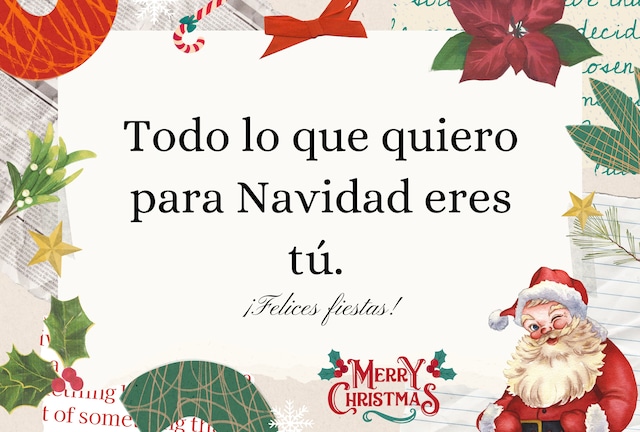 Todo lo que quiero para Navidad eres tú. ¡Felices fiestas! | Crédito: Canva / Composición Depor