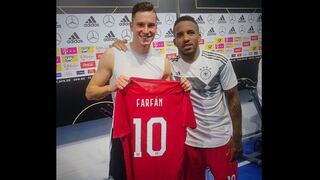 Selección Peruana: Julian Draxler esperó a Jefferson Farfán al final del partido para pedirle su camiseta