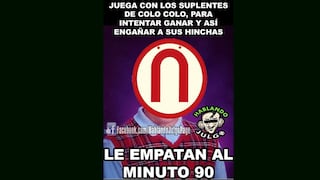 Universitario de Deportes: los memes que dejó el empate ante Colo Colo