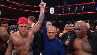 ¡Por decisión unánime! Jake Paul derrotó a Mike Tyson por 74-78 en la pelea de boxeo del año