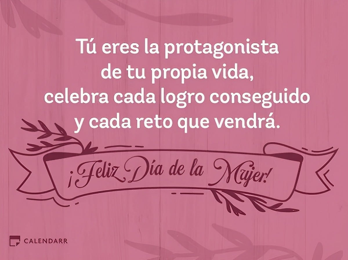 Mensajes por el Día de la Mujer: frases, imágenes y poemas para compartir el 8 de marzo (Foto: Internet).