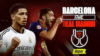 Dónde ver la final entre Barcelona vs. Real Madrid por Copa del Rey