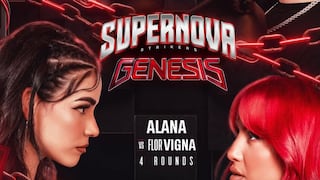 ¿Cómo ver pelea de Flor Vigna vs. Alana Flores EN VIVO GRATIS por Supernova Génesis 2026?