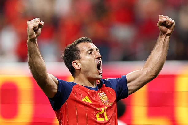 Mikel Oyarzabal fue clave en el triunfo de España sobre Francia marcando el 1-0 parcial. (Foto: Getty Images)