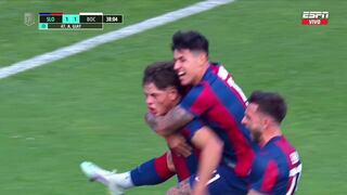 Aprovechó el rebote: gol de Agustín Giay para el 1-1 de San Lorenzo vs. Boca Juniors [VIDEO]