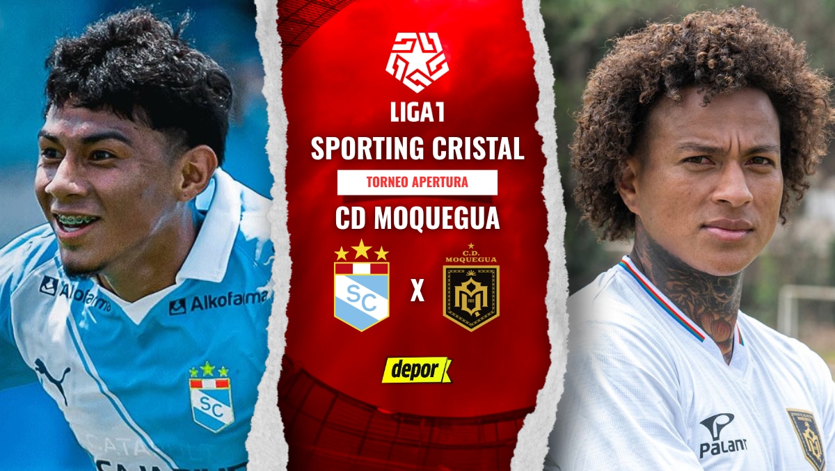 Sporting Cristal vs. CD Moquegua se enfrentan por la Liga 1. (Diseño: Depor)