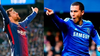 Messi vs.Eden Hazard en FIFA 18, así van los números de ambos "10" previo a la Champions League