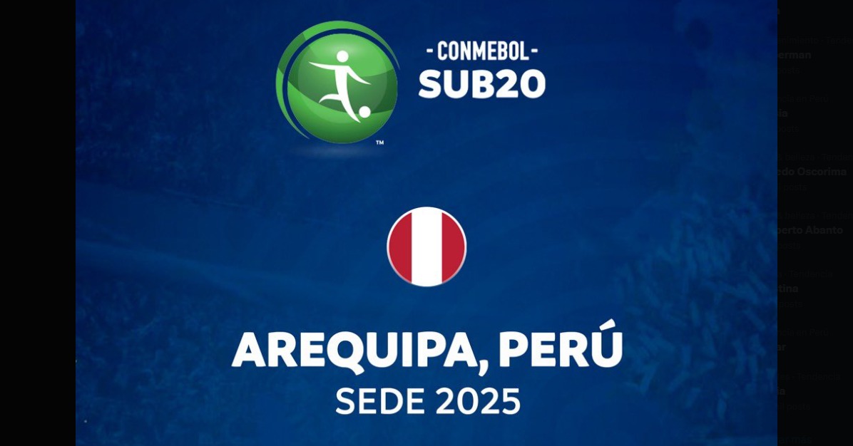 El Sudamericano Sub-20 se celebrará en Arequipa, para el 2025. (Foto: @agdws)