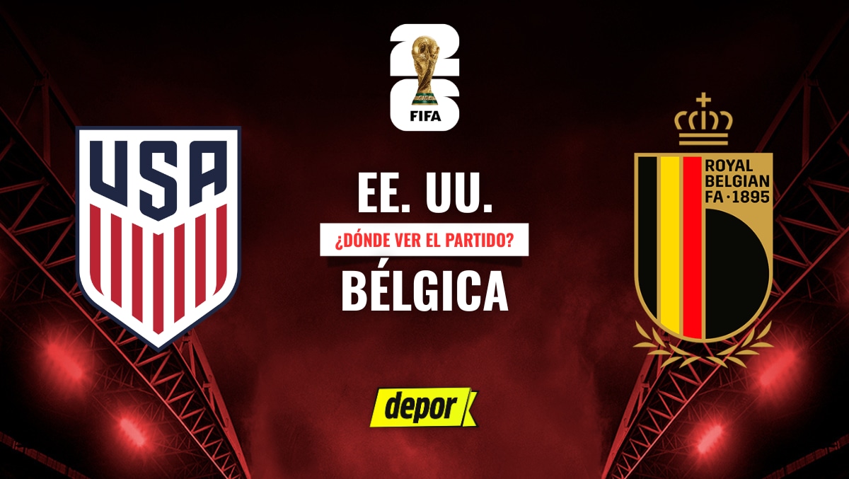 Estados Unidos vs. Bélgica. (Diseño: Depor)