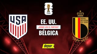 Transmisión, Estados Unidos vs. Bélgica EN VIVO: dónde ver gratis por internet DIRECTV y DGO