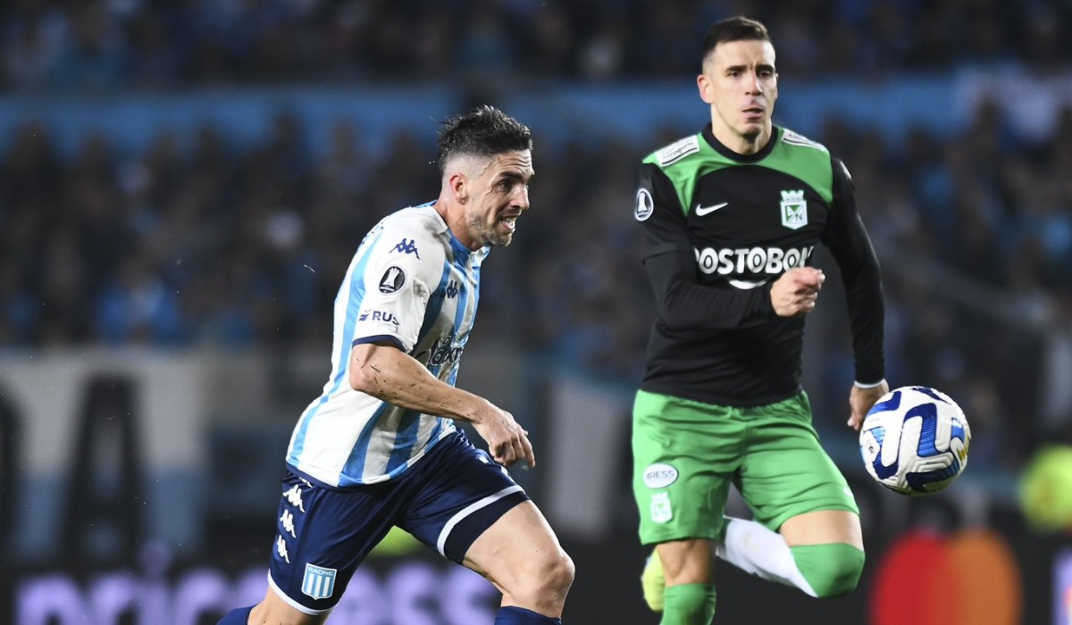 Racing y Atlético Nacional se enfrentaron por la Copa Libertadores | Foto: @RacingClub