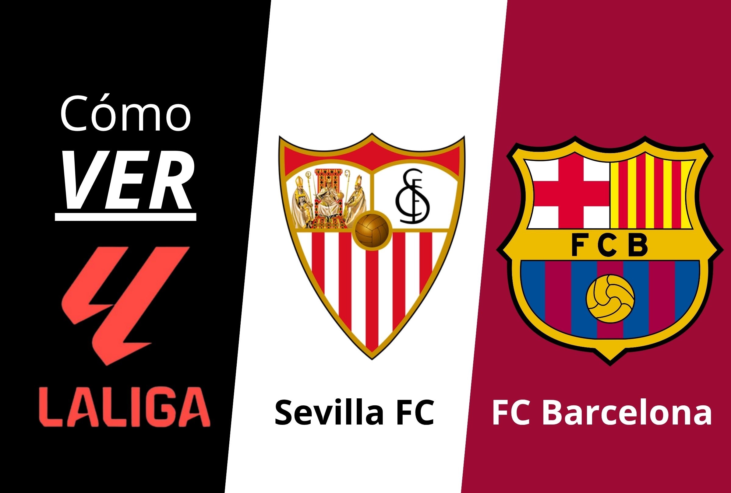 Desde el Sánchez Pizjuán, Sevilla FC recibe a FC Barcelona por la jornada 7 de LaLiga. Conoce cómo y dónde ver por TV y streaming online. (Foto: Composición Depor)