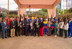 Comunicad Andina y COP reconocen a delegaciones de los Juegos Bolivarianos 2024