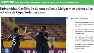 “No tuvo piedad”: la reacción de los medios de Ecuador tras la goleada a Melgar en la Copa Sudamericana 2019