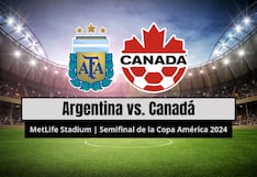 ¿A qué hora jugaron y dónde se vio Argentina vs. Canadá por el pase a la final de Copa América?